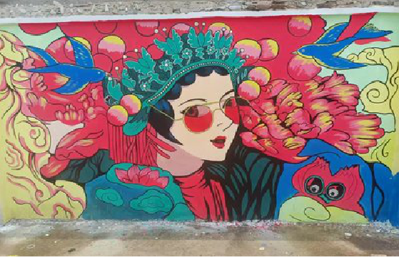 和县墙体彩绘-网红墙