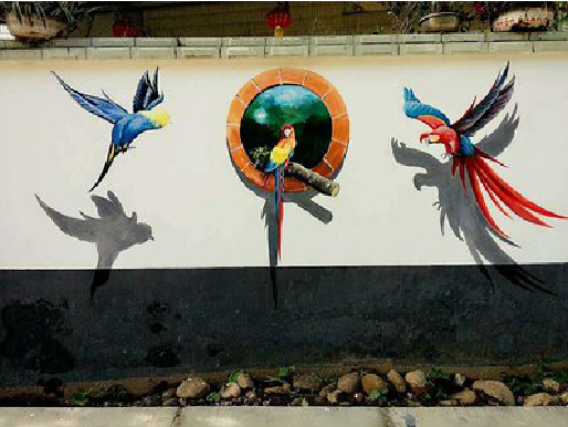 和县视觉错位-3D墙绘设计