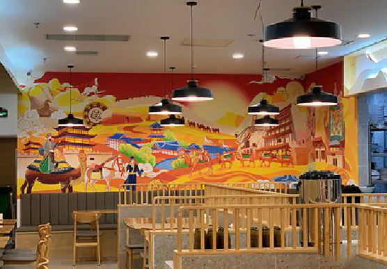 和县商业空间彩绘介绍。