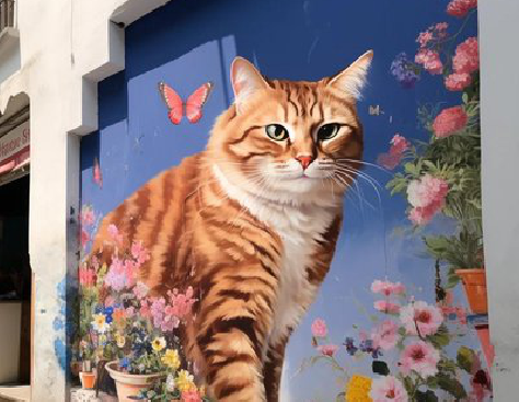 和县自己绘制有个性的手绘墙